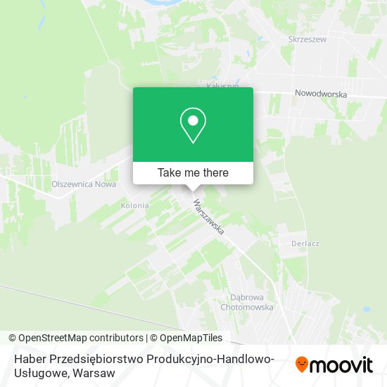 Haber Przedsiębiorstwo Produkcyjno-Handlowo-Usługowe map