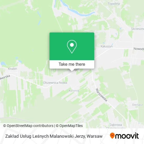 Zakład Usług Leśnych Malanowski Jerzy map