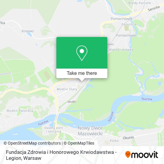 Fundacja Zdrowia i Honorowego Krwiodawstwa - Legion map