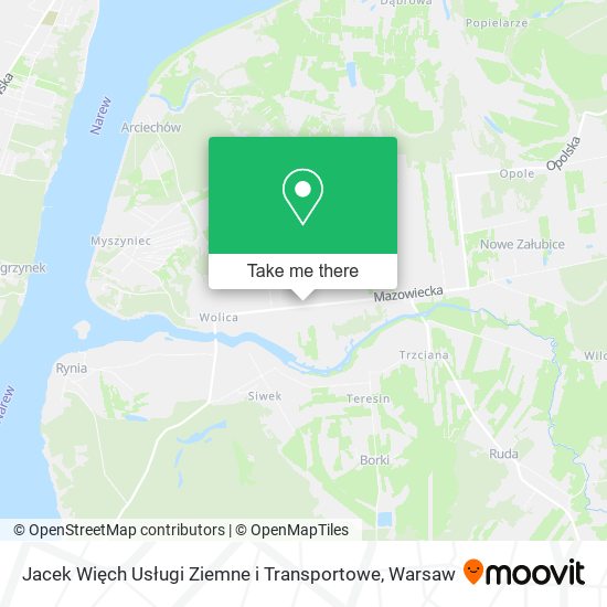 Jacek Więch Usługi Ziemne i Transportowe map