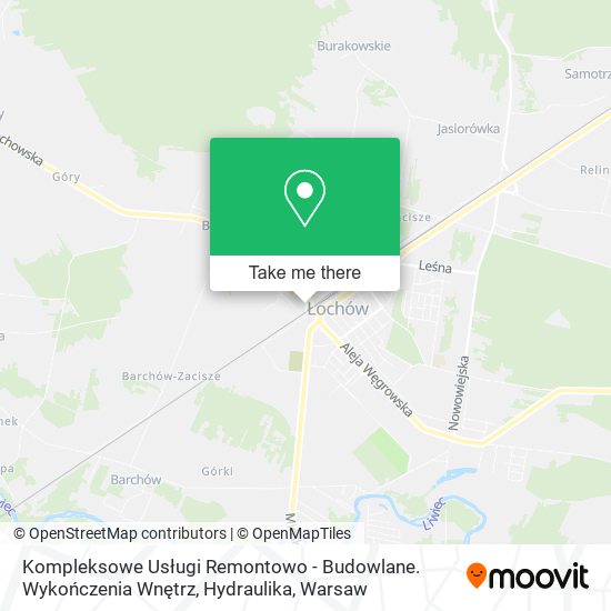 Kompleksowe Usługi Remontowo - Budowlane. Wykończenia Wnętrz, Hydraulika map