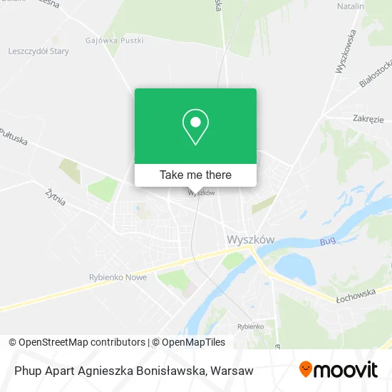 Карта Phup Apart Agnieszka Bonisławska