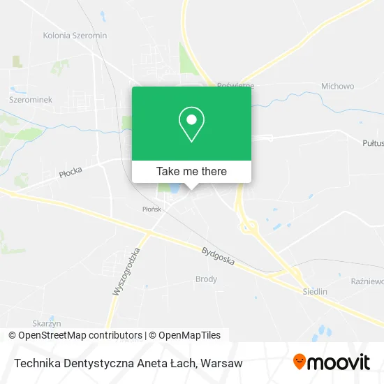 Technika Dentystyczna Aneta Łach map