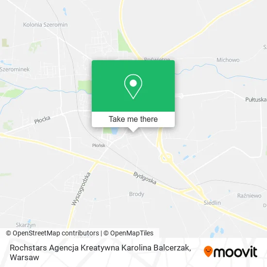 Rochstars Agencja Kreatywna Karolina Balcerzak map