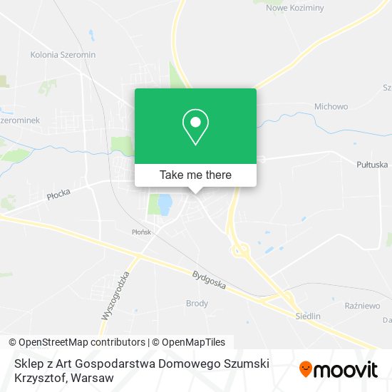 Sklep z Art Gospodarstwa Domowego Szumski Krzysztof map