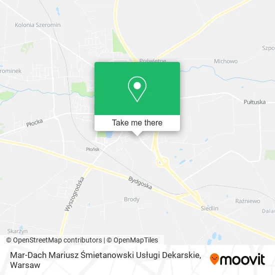 Mar-Dach Mariusz Śmietanowski Usługi Dekarskie map