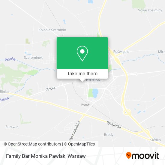 Family Bar Monika Pawlak map