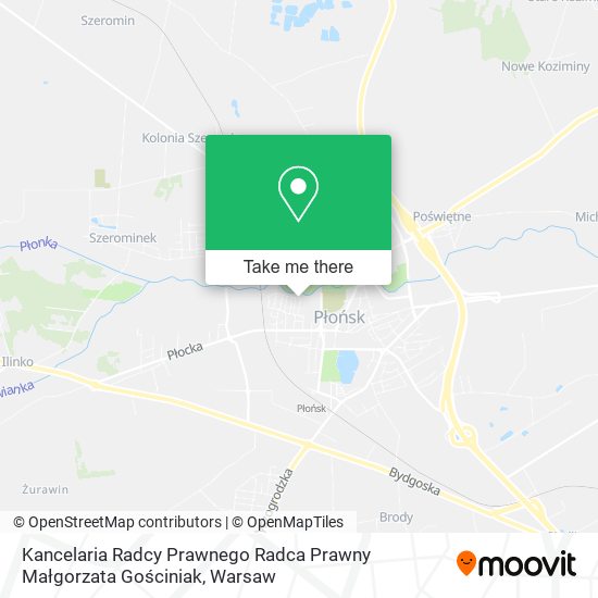 Kancelaria Radcy Prawnego Radca Prawny Małgorzata Gościniak map