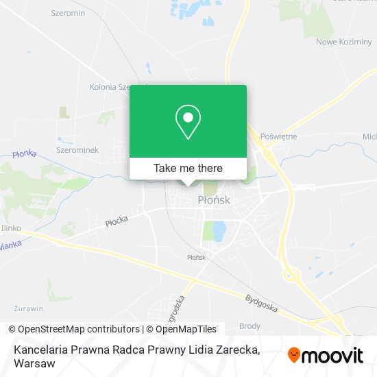 Kancelaria Prawna Radca Prawny Lidia Zarecka map