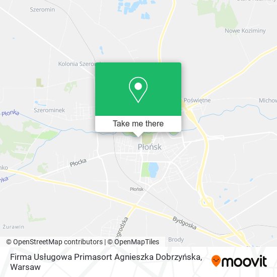 Firma Usługowa Primasort Agnieszka Dobrzyńska map