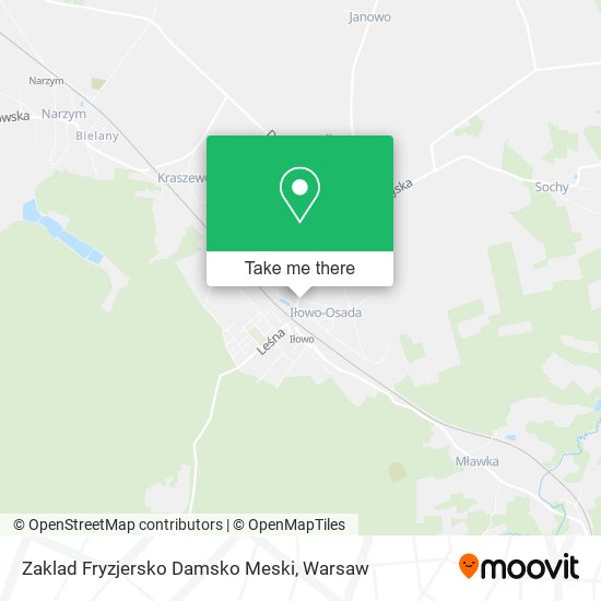 Zaklad Fryzjersko Damsko Meski map