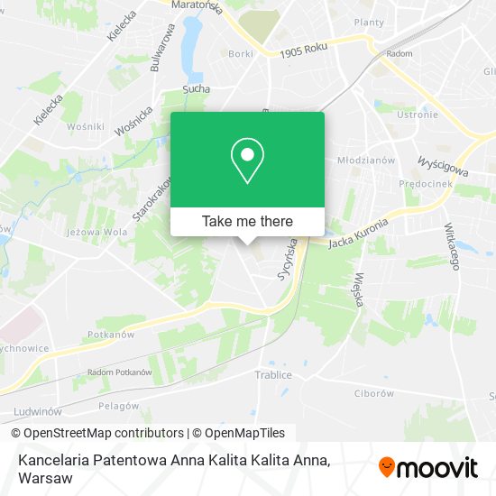 Kancelaria Patentowa Anna Kalita Kalita Anna map