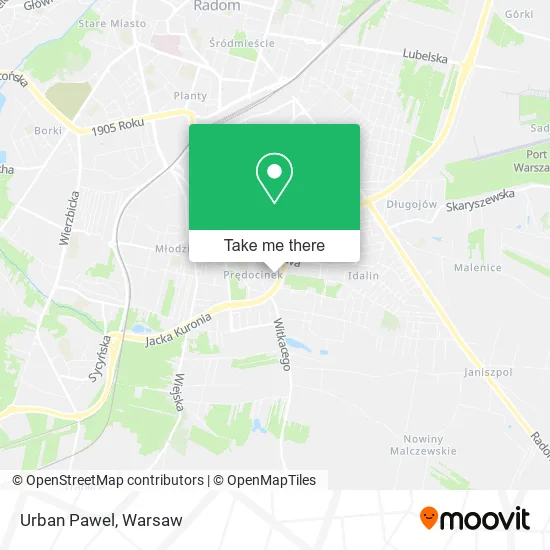 Urban Pawel map