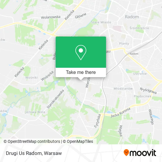 Карта Drugi Us Radom