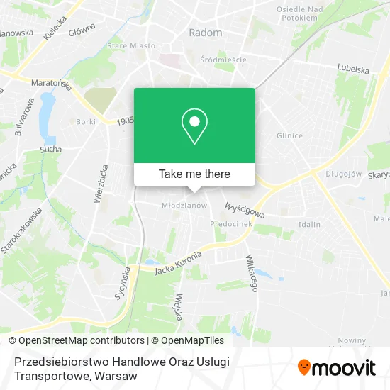 Карта Przedsiebiorstwo Handlowe Oraz Uslugi Transportowe