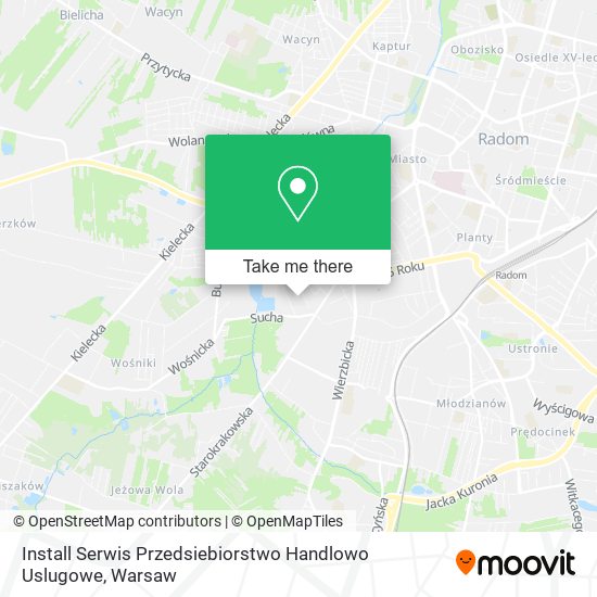 Install Serwis Przedsiebiorstwo Handlowo Uslugowe map