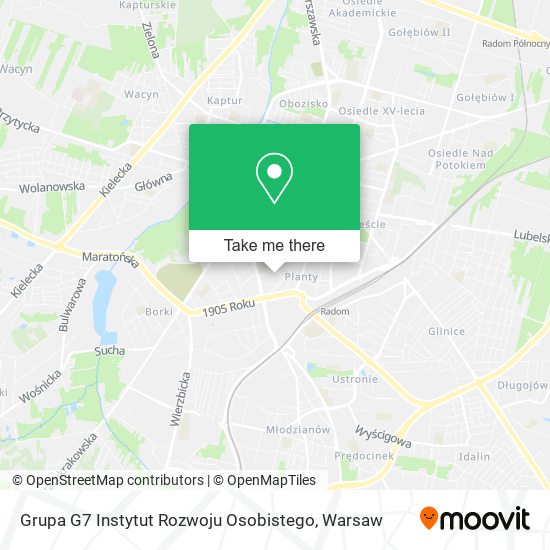 Grupa G7 Instytut Rozwoju Osobistego map