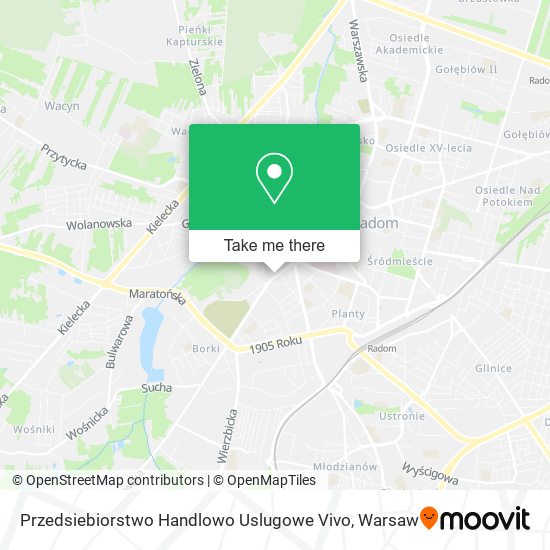 Przedsiebiorstwo Handlowo Uslugowe Vivo map