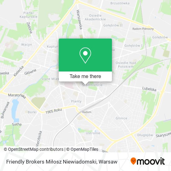 Friendly Brokers Miłosz Niewiadomski map