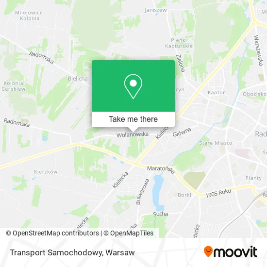 Карта Transport Samochodowy
