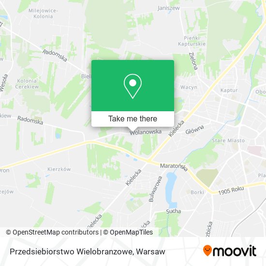 Przedsiebiorstwo Wielobranzowe map