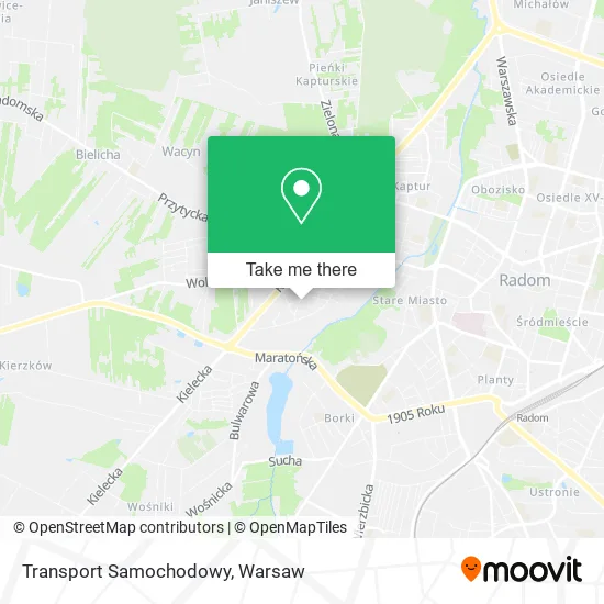 Карта Transport Samochodowy