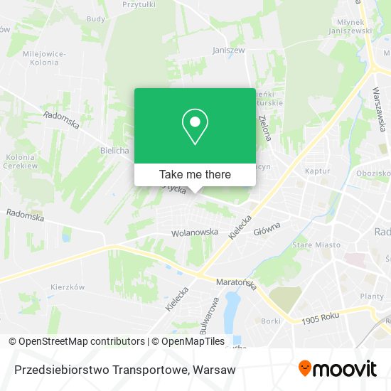 Przedsiebiorstwo Transportowe map