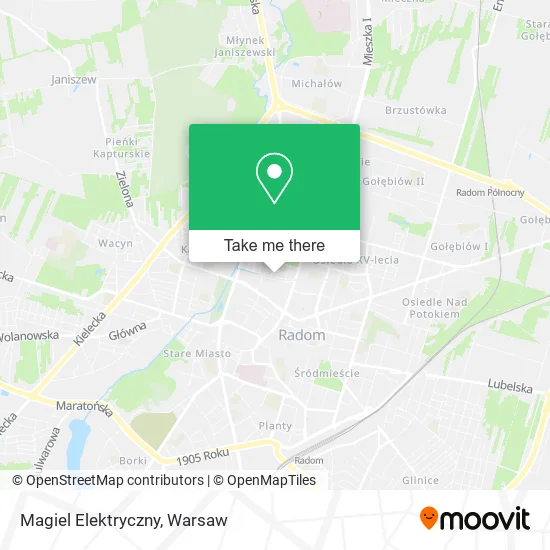 Карта Magiel Elektryczny