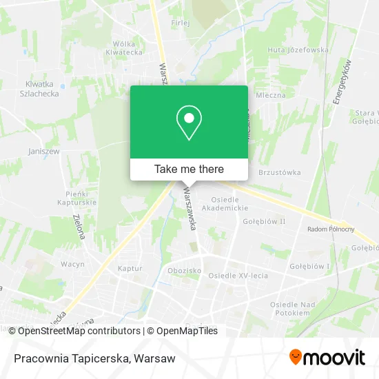 Карта Pracownia Tapicerska