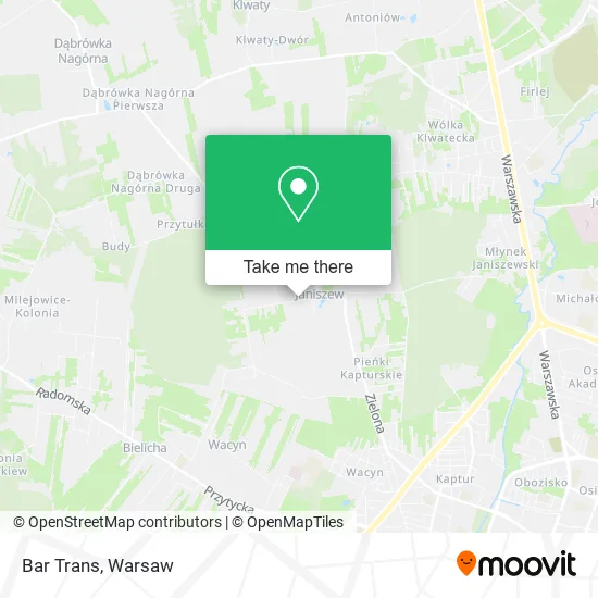 Карта Bar Trans