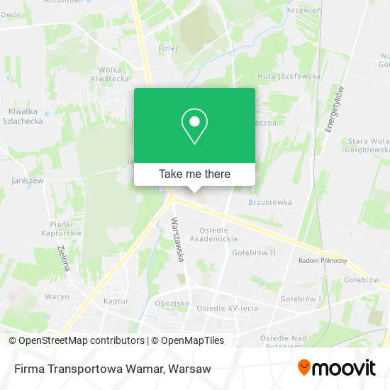 Карта Firma Transportowa Wamar