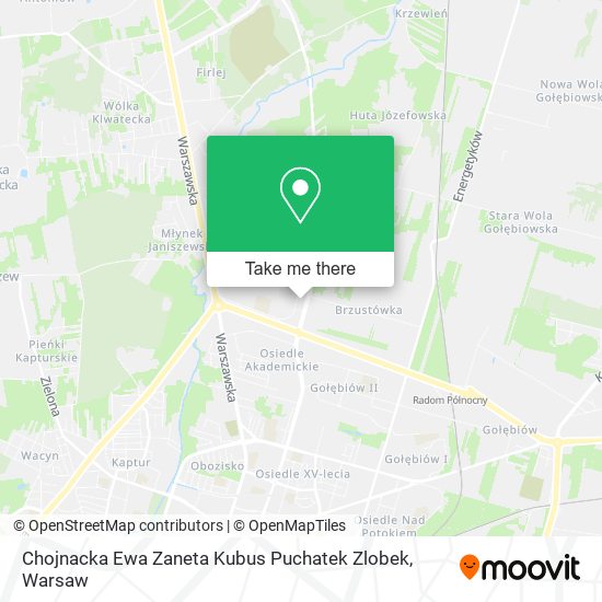 Карта Chojnacka Ewa Zaneta Kubus Puchatek Zlobek