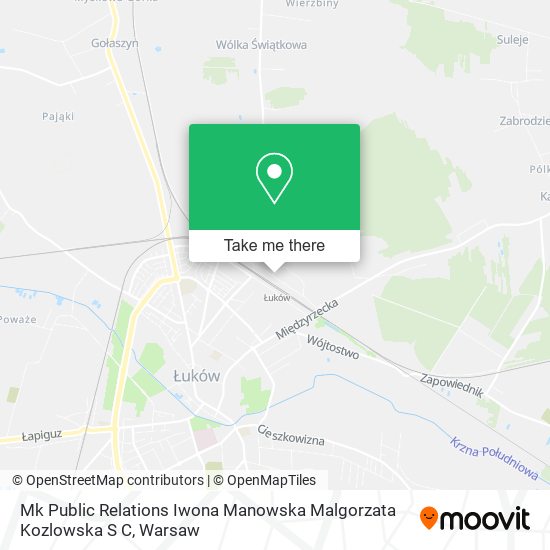 Mk Public Relations Iwona Manowska Malgorzata Kozlowska S C map