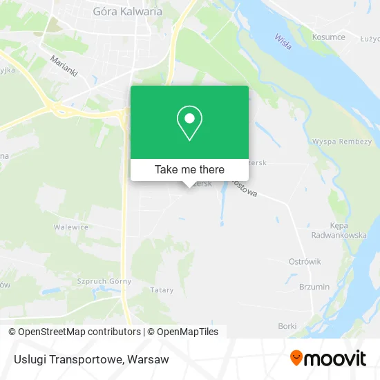 Карта Uslugi Transportowe