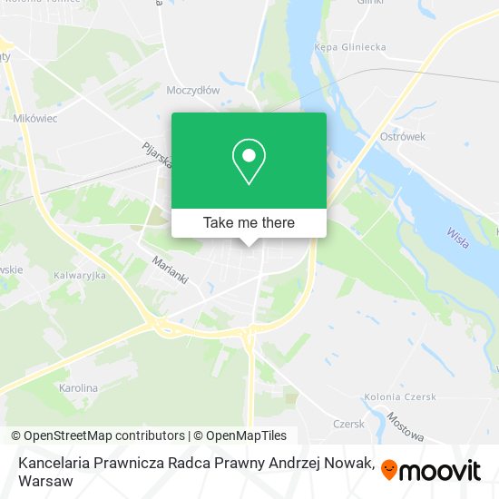 Kancelaria Prawnicza Radca Prawny Andrzej Nowak map