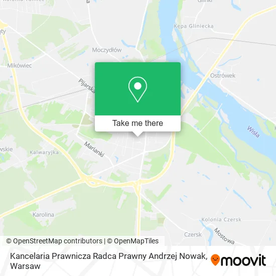 Kancelaria Prawnicza Radca Prawny Andrzej Nowak map