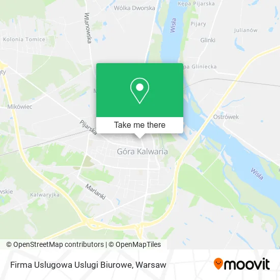 Карта Firma Uslugowa Uslugi Biurowe