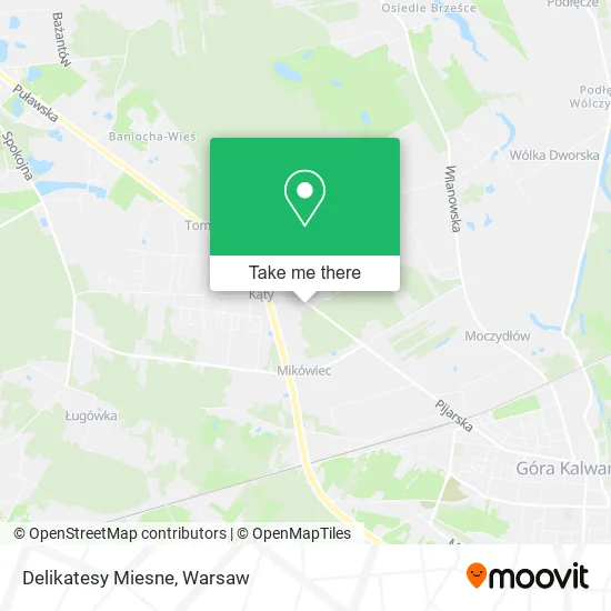 Delikatesy Miesne map