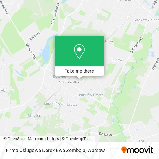 Firma Uslugowa Derex Ewa Zembala map