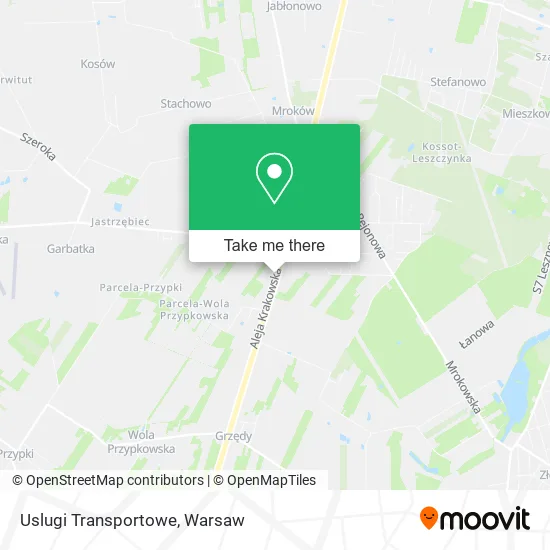 Карта Uslugi Transportowe