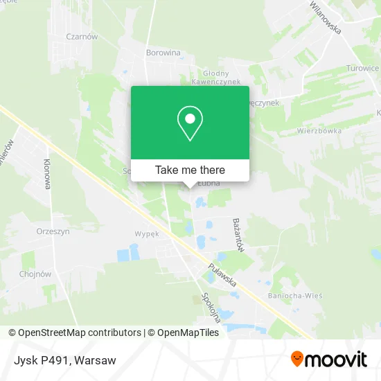 Jysk P491 map