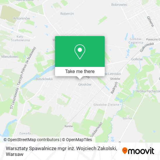 Warsztaty Spawalnicze mgr inż. Wojciech Zakolski map