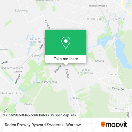 Radca Prawny Ryszard Swiderski map