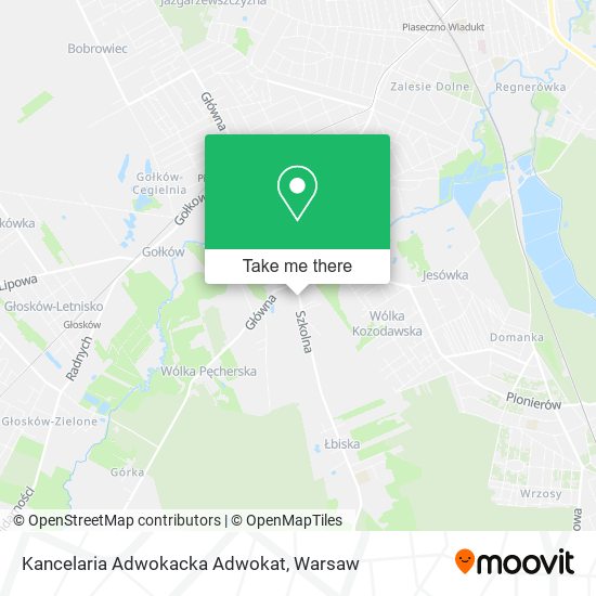 Kancelaria Adwokacka Adwokat map