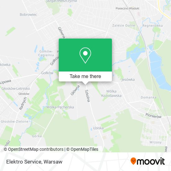 Elektro Service map