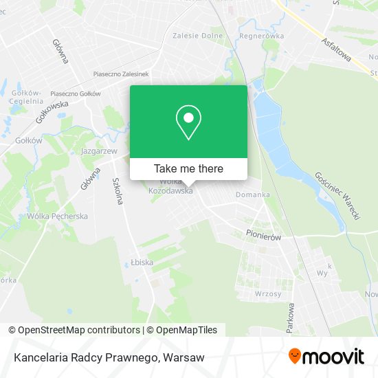 Kancelaria Radcy Prawnego map