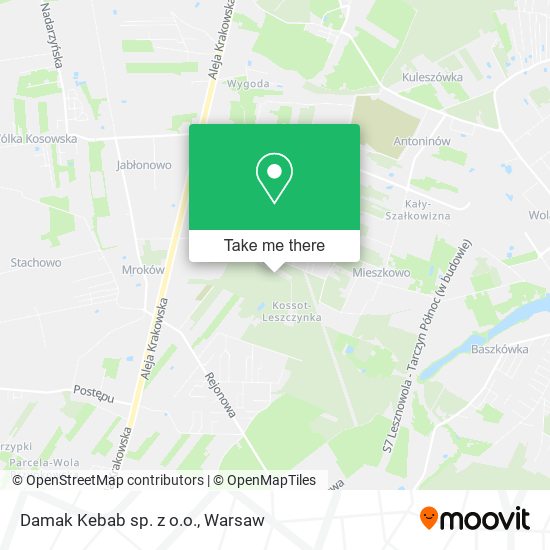 Damak Kebab sp. z o.o. map