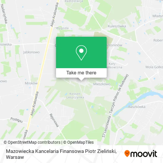 Mazowiecka Kancelaria Finansowa Piotr Zieliński map