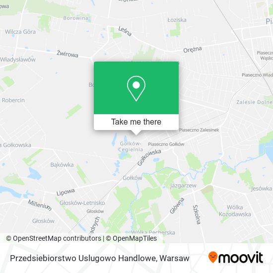 Przedsiebiorstwo Uslugowo Handlowe map