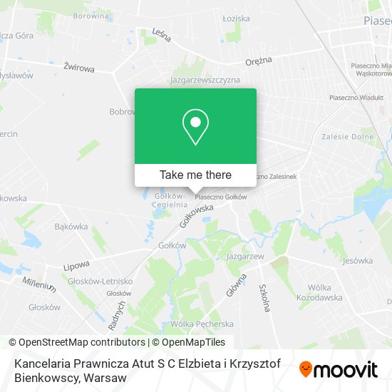 Kancelaria Prawnicza Atut S C Elzbieta i Krzysztof Bienkowscy map